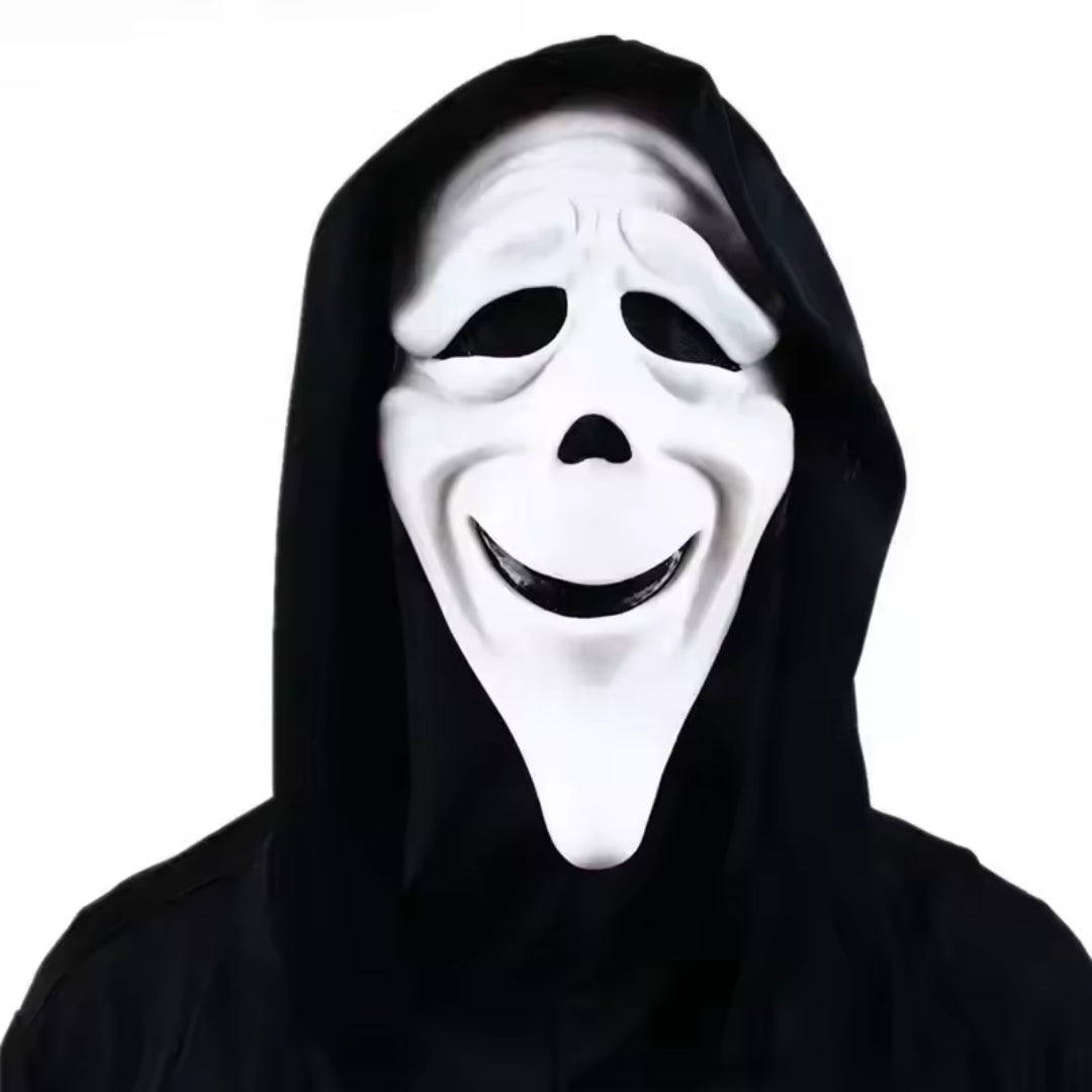 Griezelmasker Volledig Gezicht Horror Wit voor Halloween Cosplay Themafeest Volwassenen Verkleedpartij | Sulvida