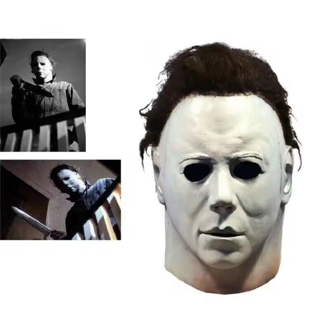 Horrormasker volledig hoofdontwerp PVC volwassenen cosplay feestartikelen mysterie verschijning halloween | Sulvida