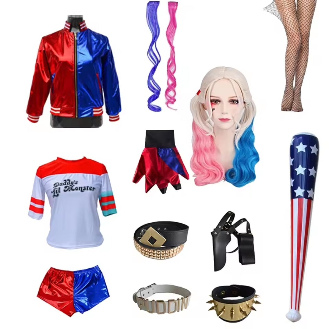 Clownkostuum Driedelig Set met Jas Shirt en Broek voor Feesten Carnaval Thema-evenementen en Verkleedpartijen | Sulvida