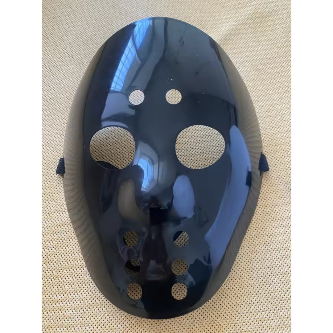 Hockeymasker Horrorstijl Kunststof Wit Zwart Glow Halloween Cosplay Feestmomenten Verkleedaccessoire | Sulvida