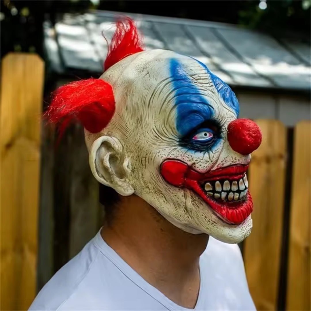 Horrormasker Lachende Clown Latex Volledig Gezicht Halloween Feestmasker Cosplay Kostuum Griezel Accessoire | Sulvida