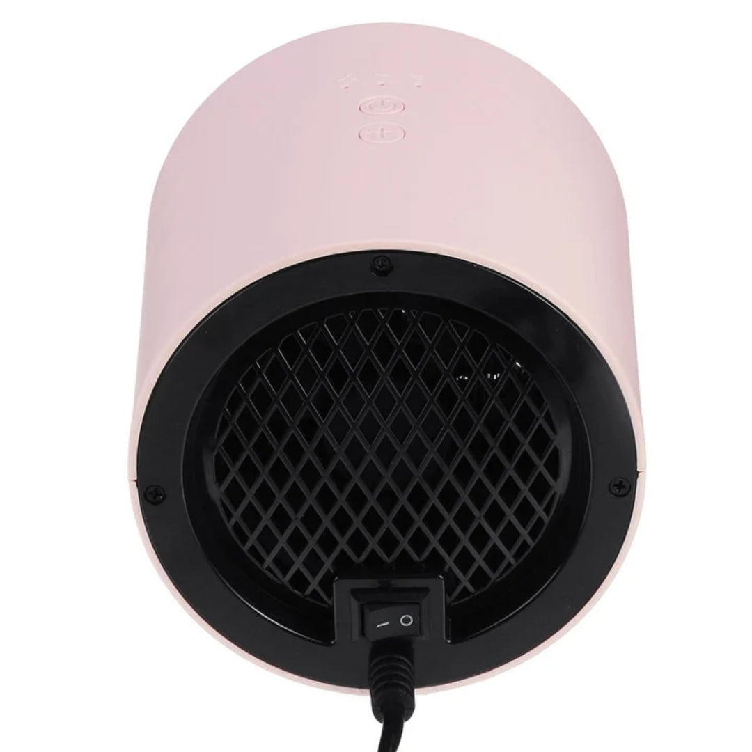 Keramische Mini Kachel 1360W Slimme Temperatuurregeling Wit Roze Veilig Kantoor Slaapkamer Energiezuinig | Sulvida