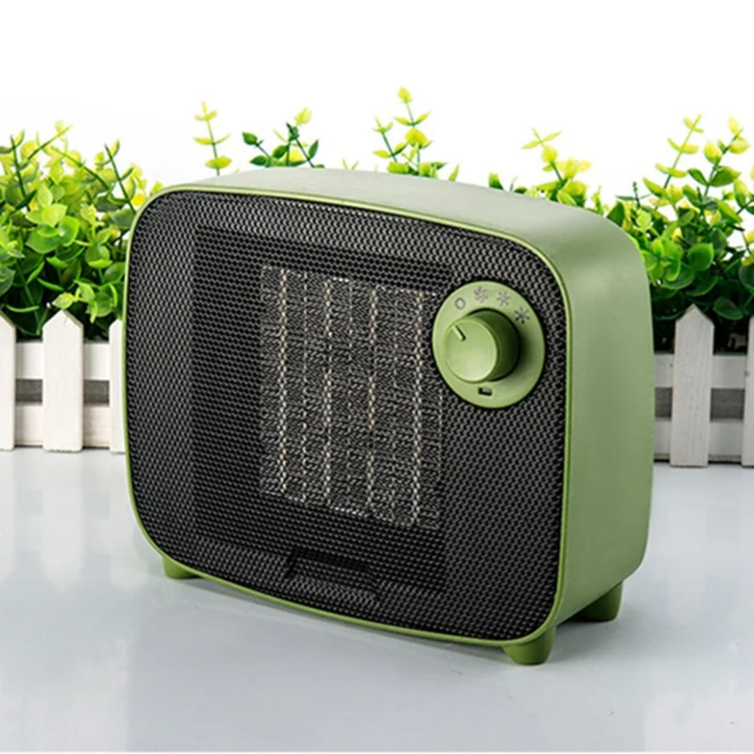 Keramische Bureauverwarmer Compact 1500W Stil PTC Verwarmingstoestel Veilig Kantelfunctie Energiezuinig | Sulvida