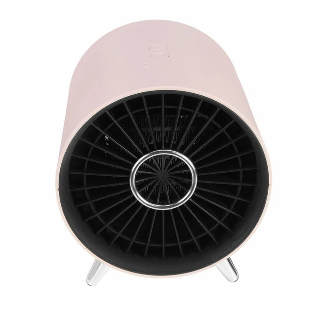 Keramische Mini Kachel 1360W Slimme Temperatuurregeling Wit Roze Veilig Kantoor Slaapkamer Energiezuinig | Sulvida