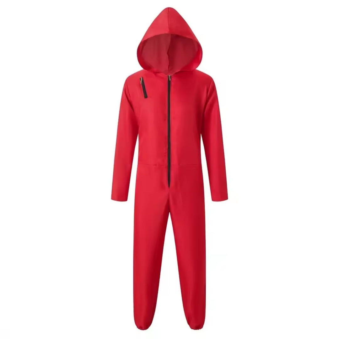 Cosplay Jumpsuit Dames Rood Lang Volledig Verkleedpak Themafeest Halloween Carnaval Lange Mouwen Kostuum | Sulvida