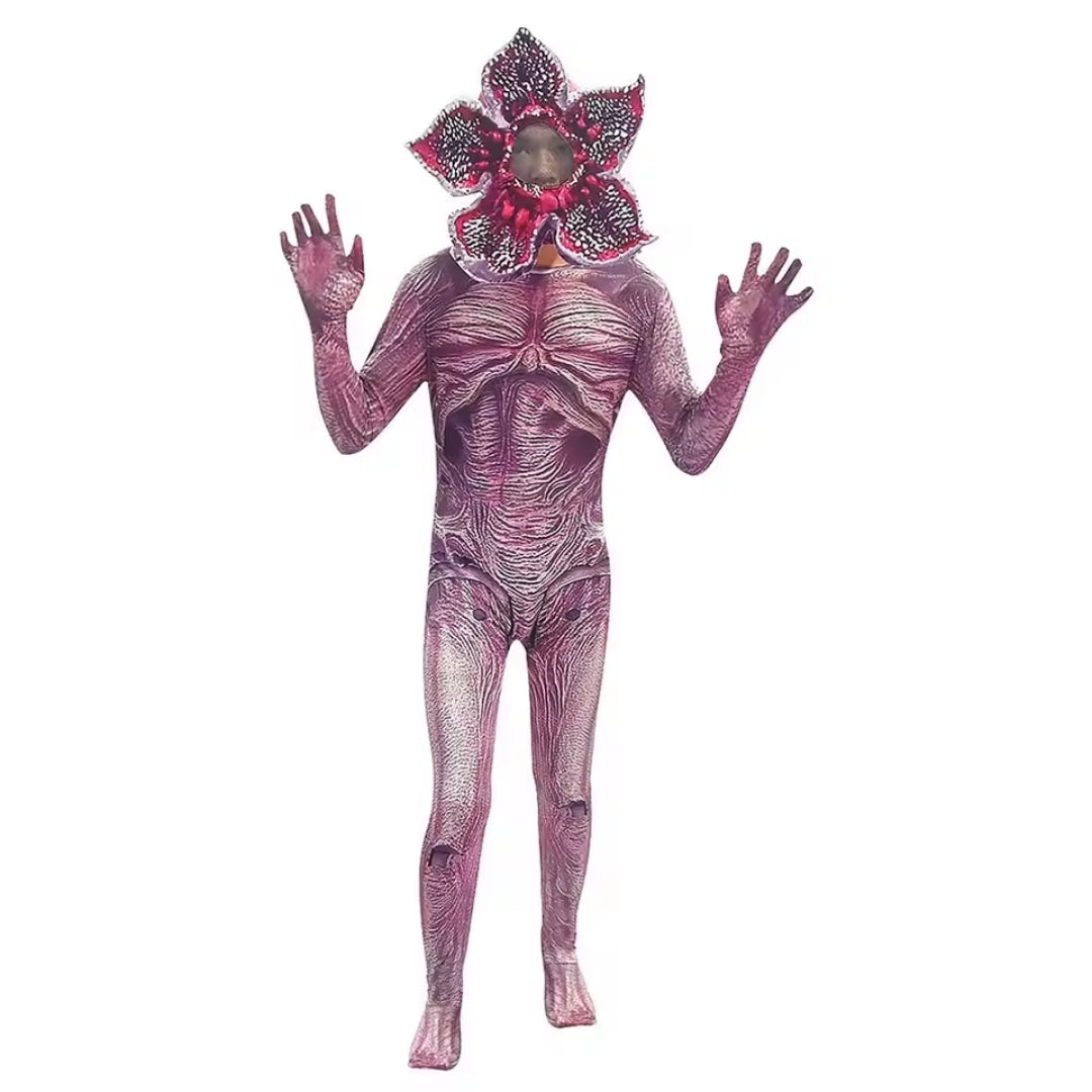 Monsterkostuum Kind met Masker Jumpsuit Horror Verkleedkleding Halloween Feest Cosplay Uniseks Polyester | Sulvida