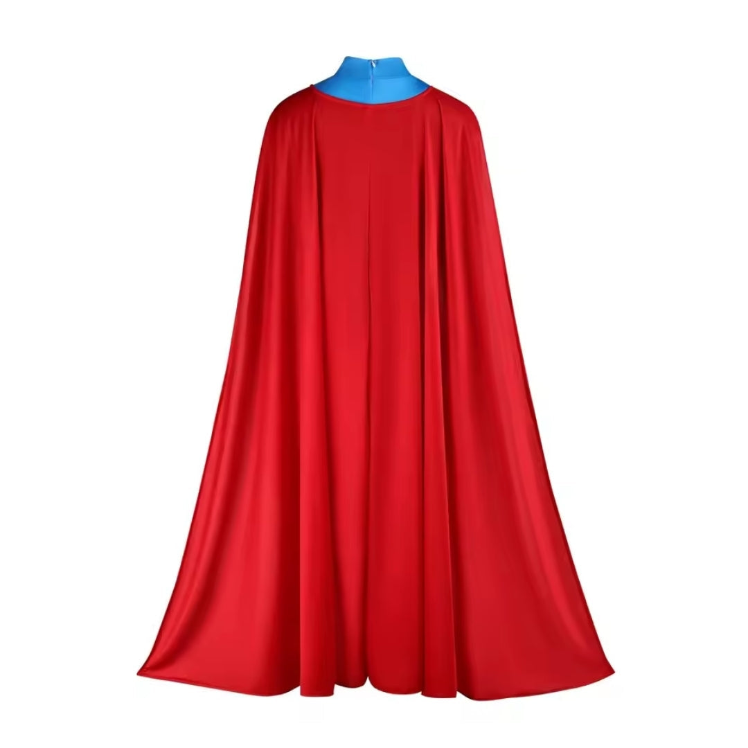 Heldinnen Jumpsuit met Cape voor Verkleedpartijen Carnaval Cosplay Thema-evenementen Dames Heren Kostuum | Sulvida