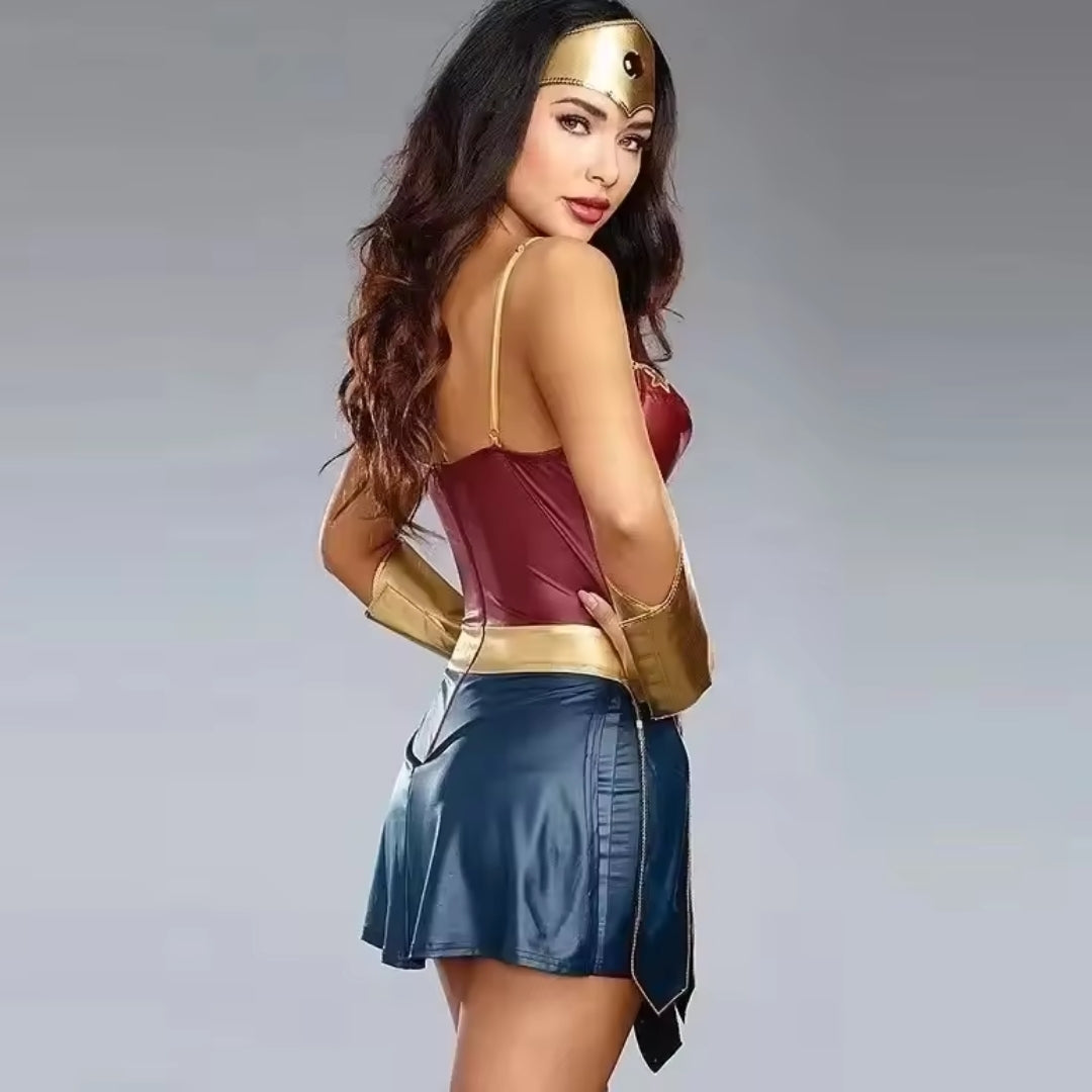 Superhelden Cosplaykostuum Jumpsuit Dames Carnaval Halloween Themafeest Verkleedkleding Lederlook Polyester | Sulvida