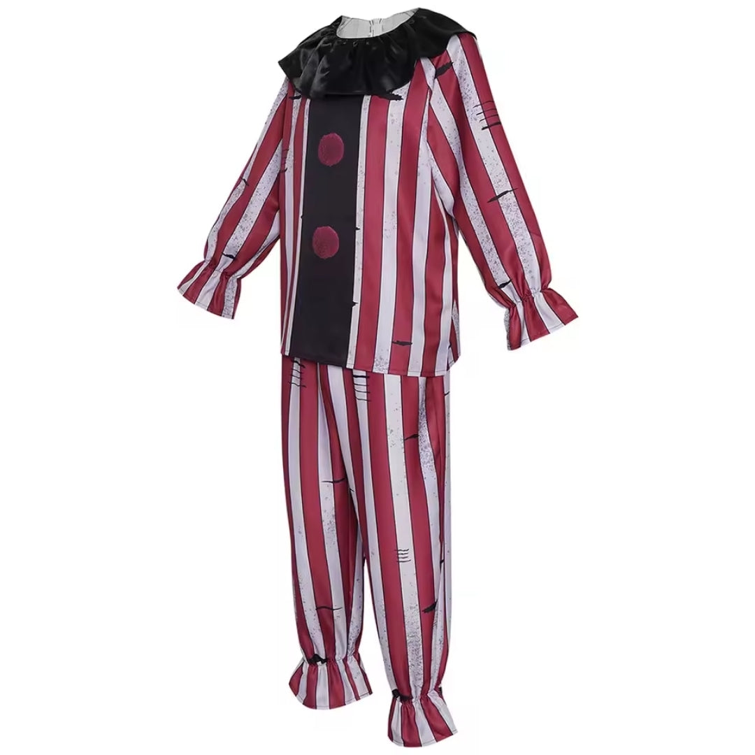 Horrorclown Verkleedpak Heren Polyester Demonenpak Carnaval Themafeest Halloween Griezel Kostuum Party | Sulvida