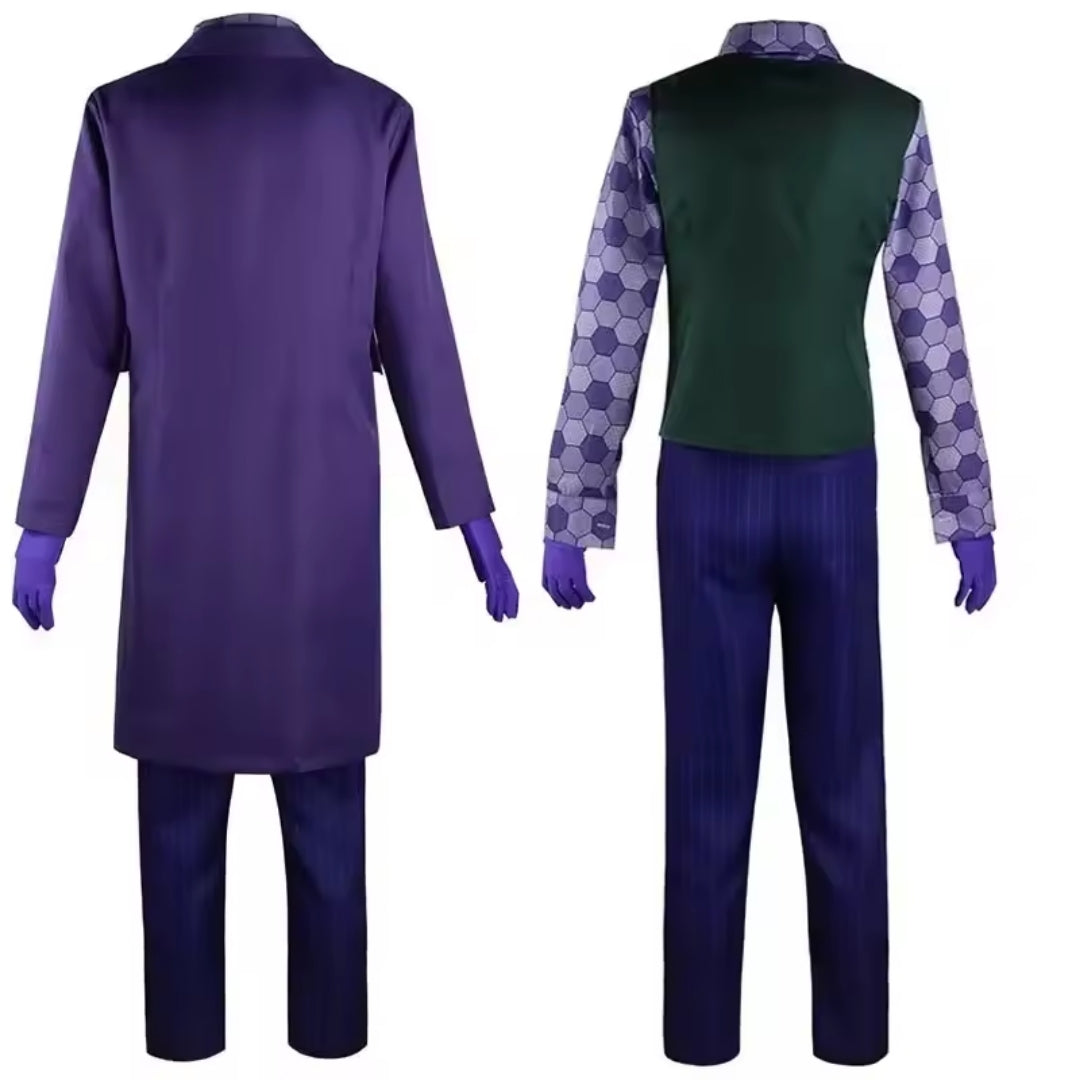 Clownskostuum Volwassenen Compleet Paars Gelaagd Verkleedoutfit Halloween Carnaval Cosplay Feest Party | Sulvida
