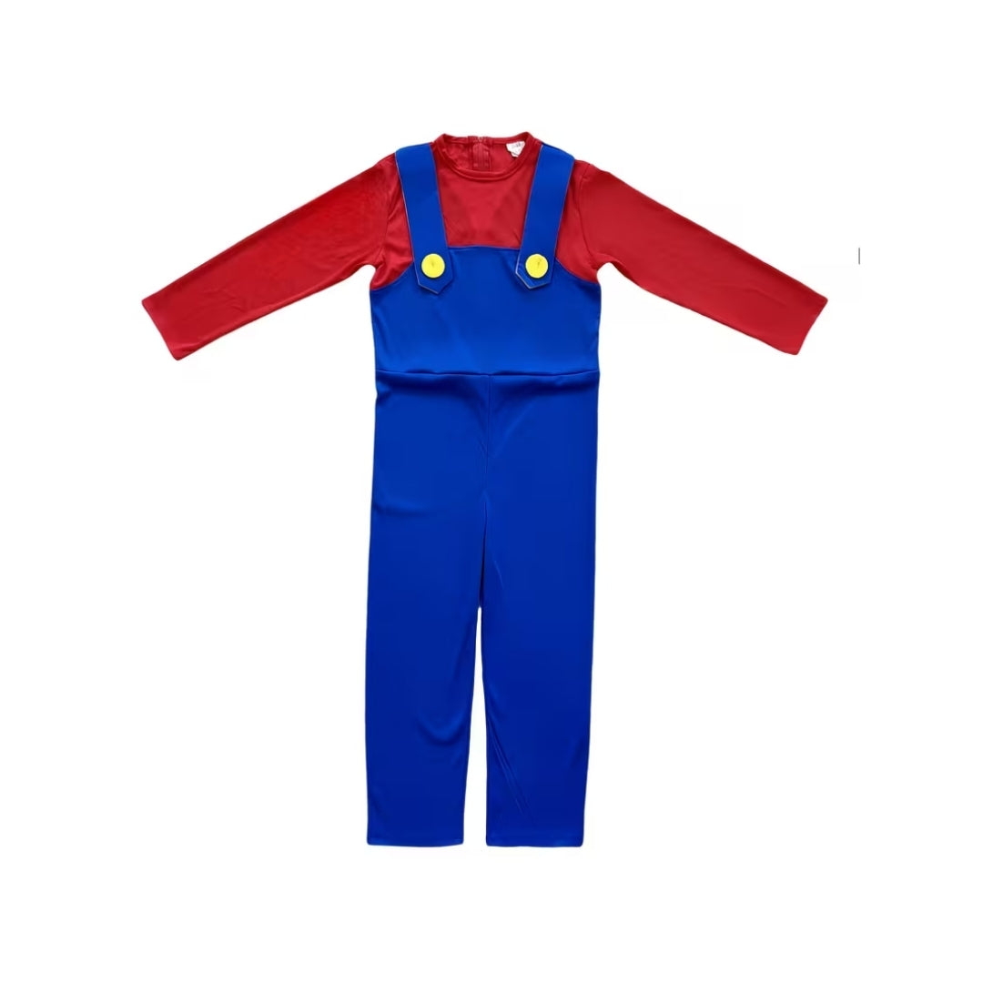 Loodgieter Verkleedkostuum Kinderen Tweedelig Set met Pet en Jumpsuit voor Carnaval Feest Halloween Cosplay | Sulvida