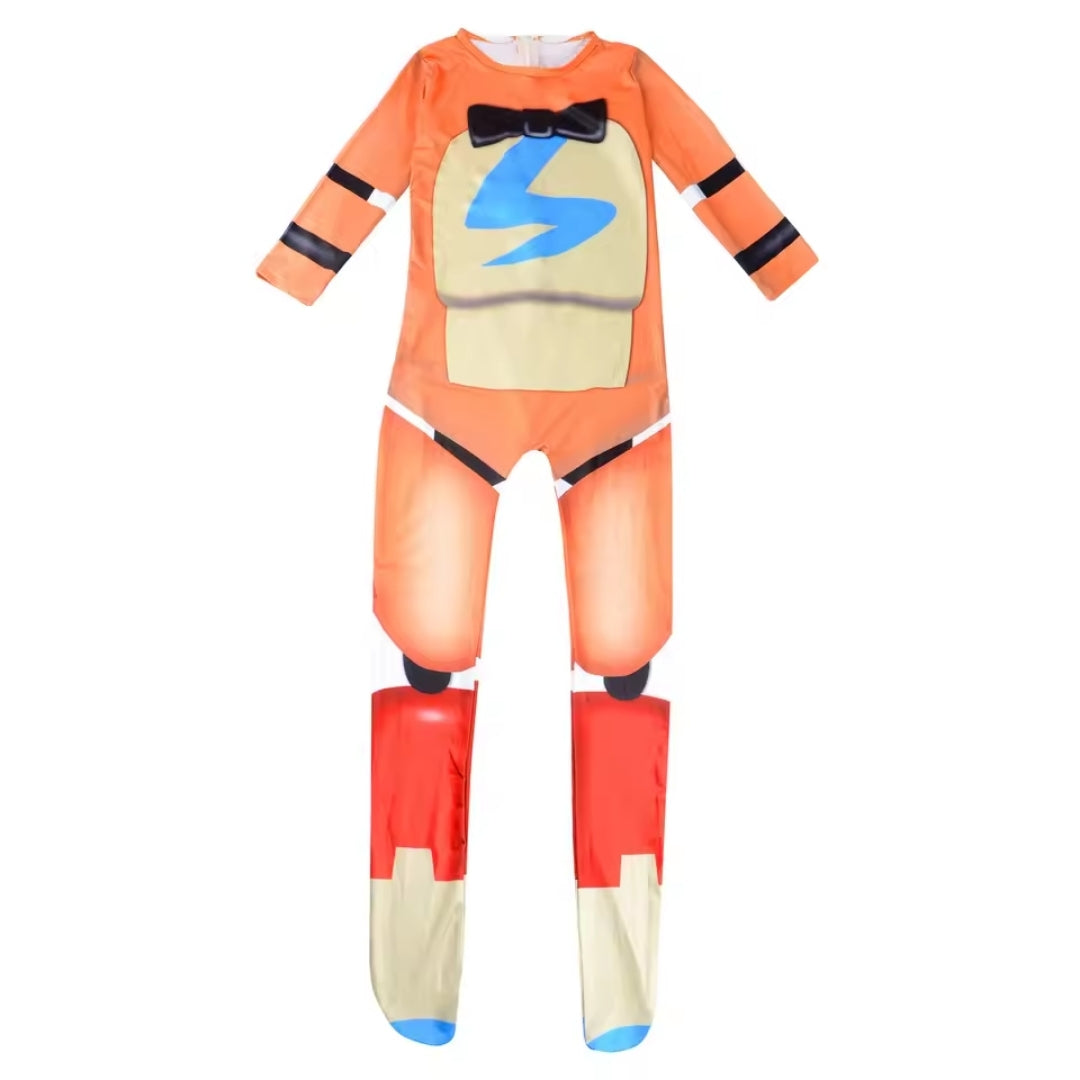 Kinderkostuum Konijn Jumpsuit Verkleedkleding Halloween Carnaval Cosplay Feesten Kinderfeestje Paars Bruin Pluche | Sulvida