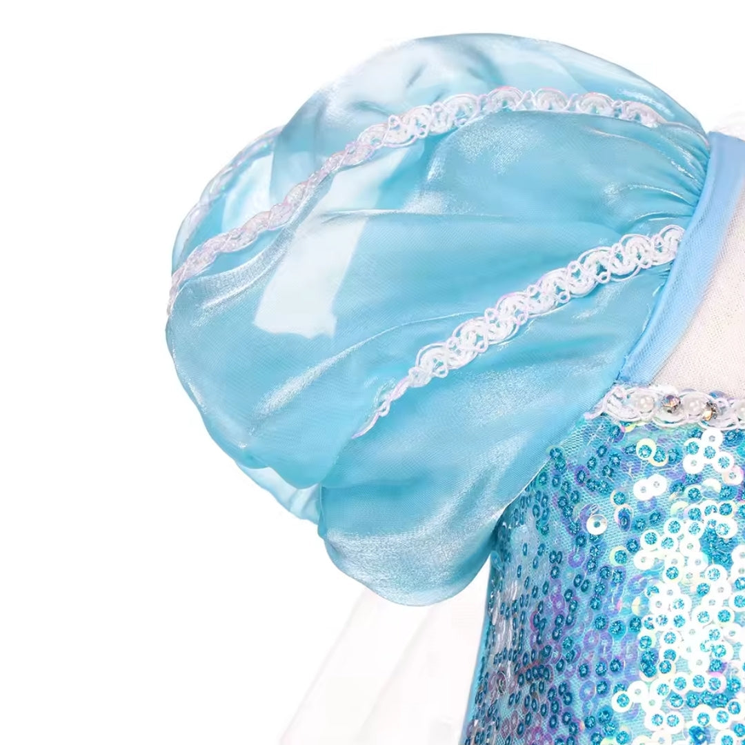 Sneeuwprinses Verkleedjurk Meisjes IJskoningin Kostuum Feestjurk Halloween Carnaval Cosplay Prinsessenjurk | Sulvida