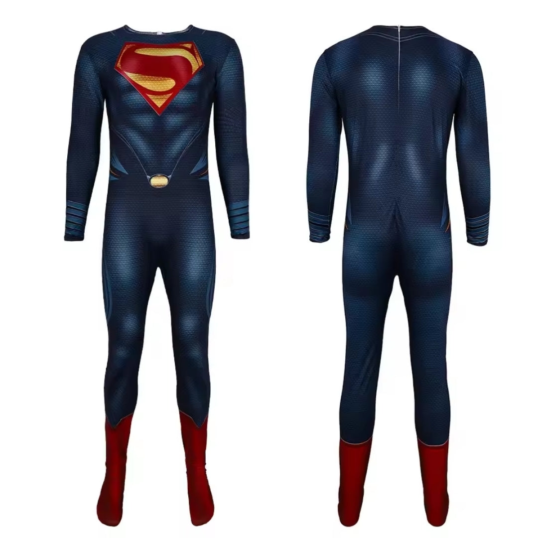 Superheldenpak met Cape voor Jongens Meisjes en Volwassenen Verkleedkleding Feestoutfit Cosplay Jumpsuit | Sulvida