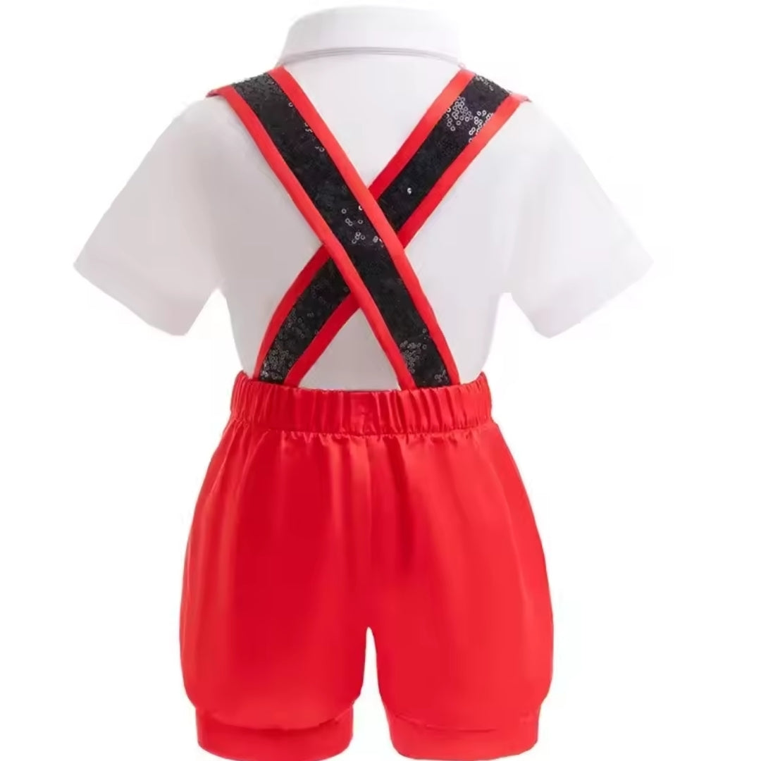 Drielig Cartoonkostuum voor Kinderen met Riem Polyester Verkleedset Halloween Carnaval Feest Speelgoed | Sulvida