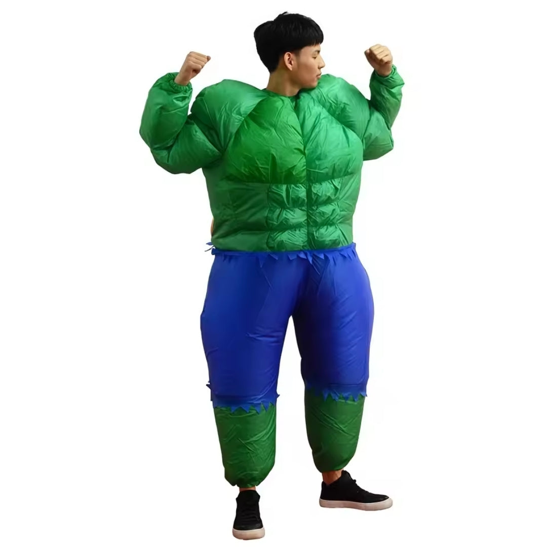 Opblaasbaar Superheldenkostuum Volwassenen Jumpsuit Verkleedkleding Themafeesten Halloween Carnaval Feest | Sulvida