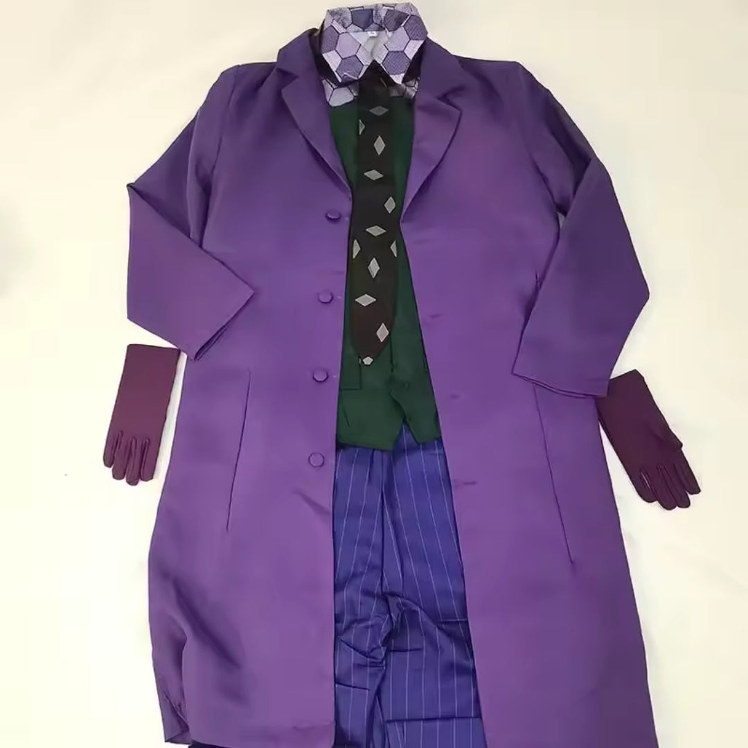 Clownskostuum Volwassenen Compleet Paars Gelaagd Verkleedoutfit Halloween Carnaval Cosplay Feest Party | Sulvida