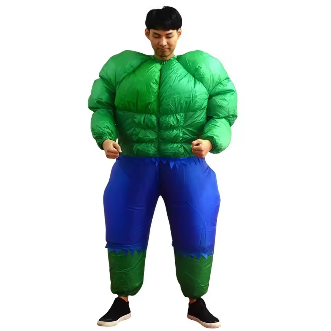 Opblaasbaar Superheldenkostuum Volwassenen Jumpsuit Verkleedkleding Themafeesten Halloween Carnaval Feest | Sulvida