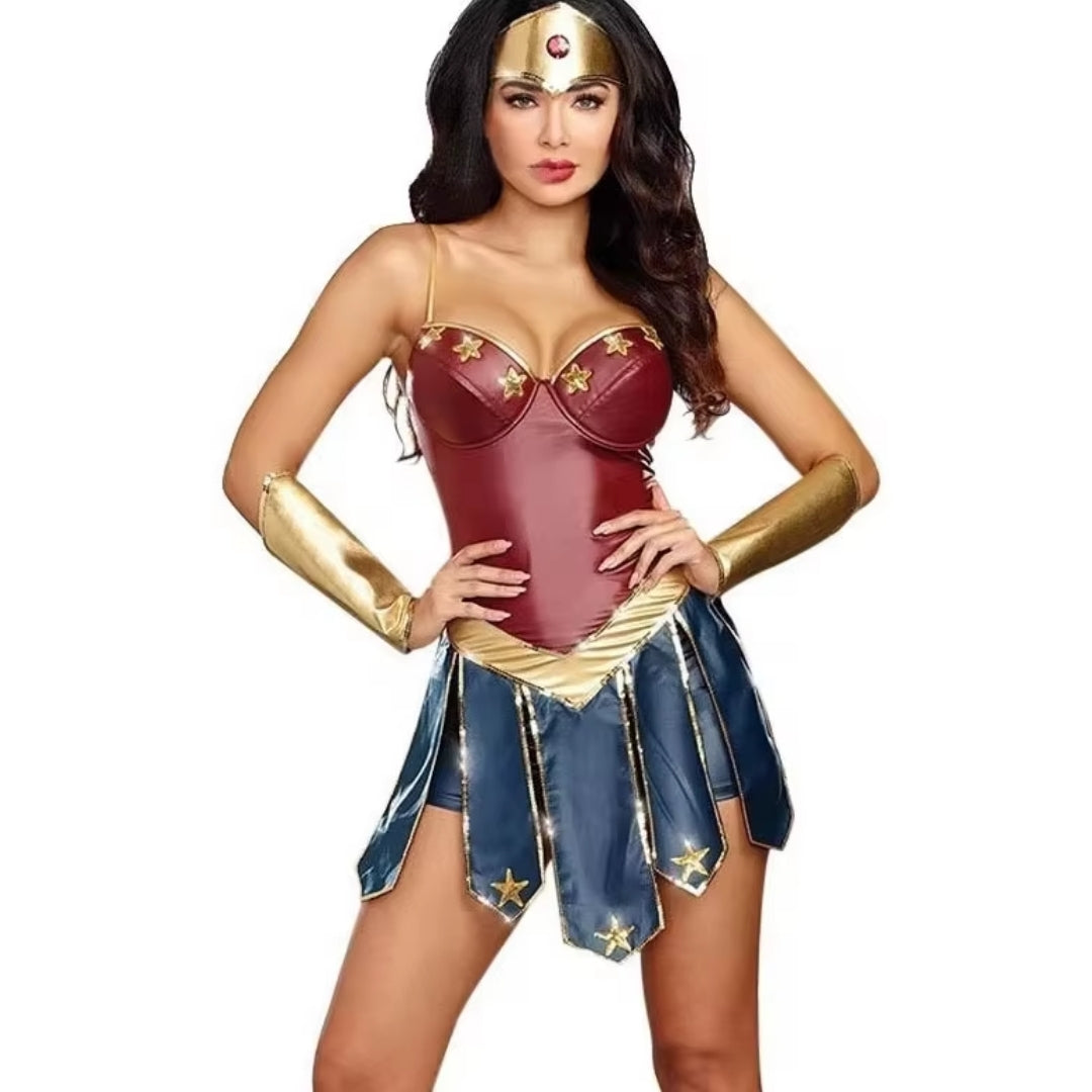 Superhelden Cosplaykostuum Jumpsuit Dames Carnaval Halloween Themafeest Verkleedkleding Lederlook Polyester | Sulvida