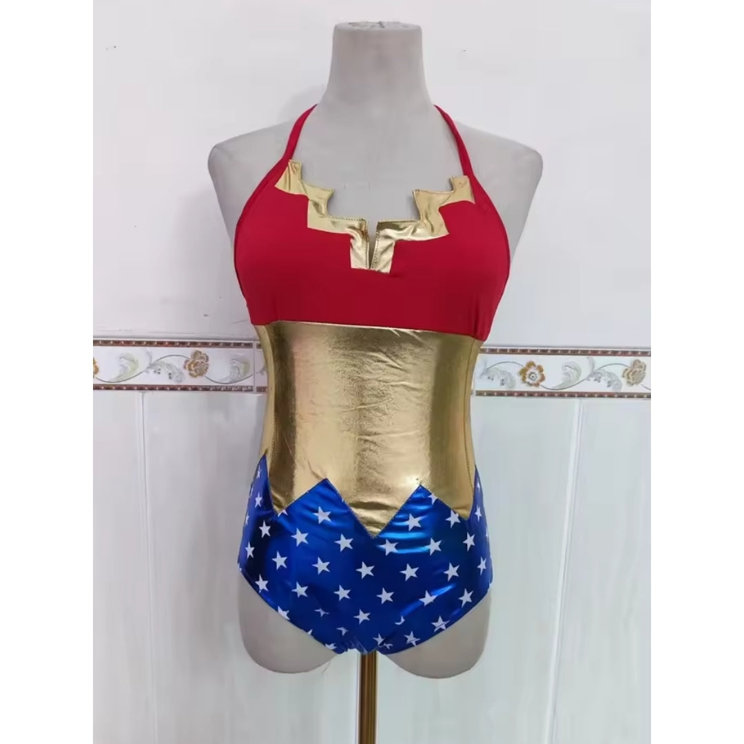 Superheldenjumpsuit Dames Cosplay Verkleedpak Galafeest Halloween Carnaval Themafeest Complete Outfit | Sulvida