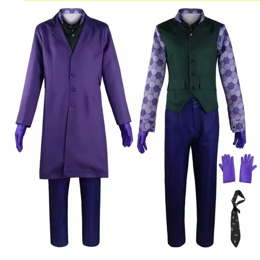 Clownskostuum Volwassenen Compleet Paars Gelaagd Verkleedoutfit Halloween Carnaval Cosplay Feest Party | Sulvida