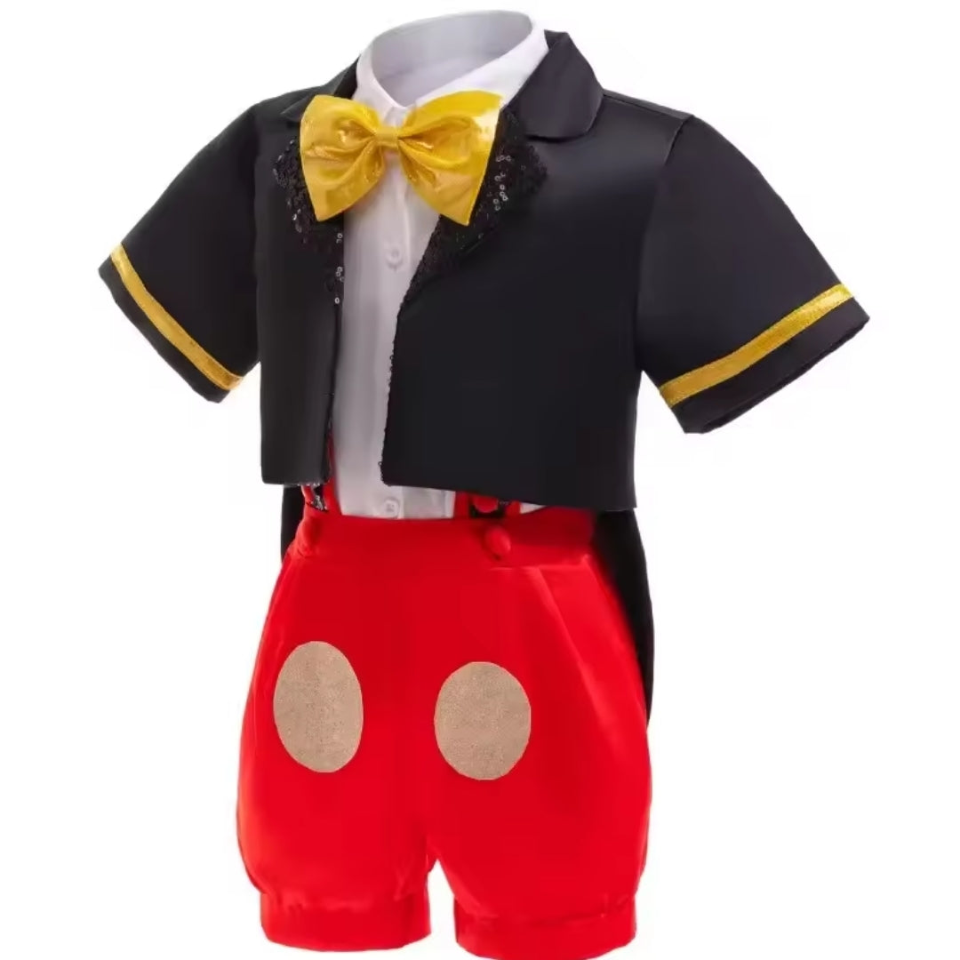 Drielig Cartoonkostuum voor Kinderen met Riem Polyester Verkleedset Halloween Carnaval Feest Speelgoed | Sulvida