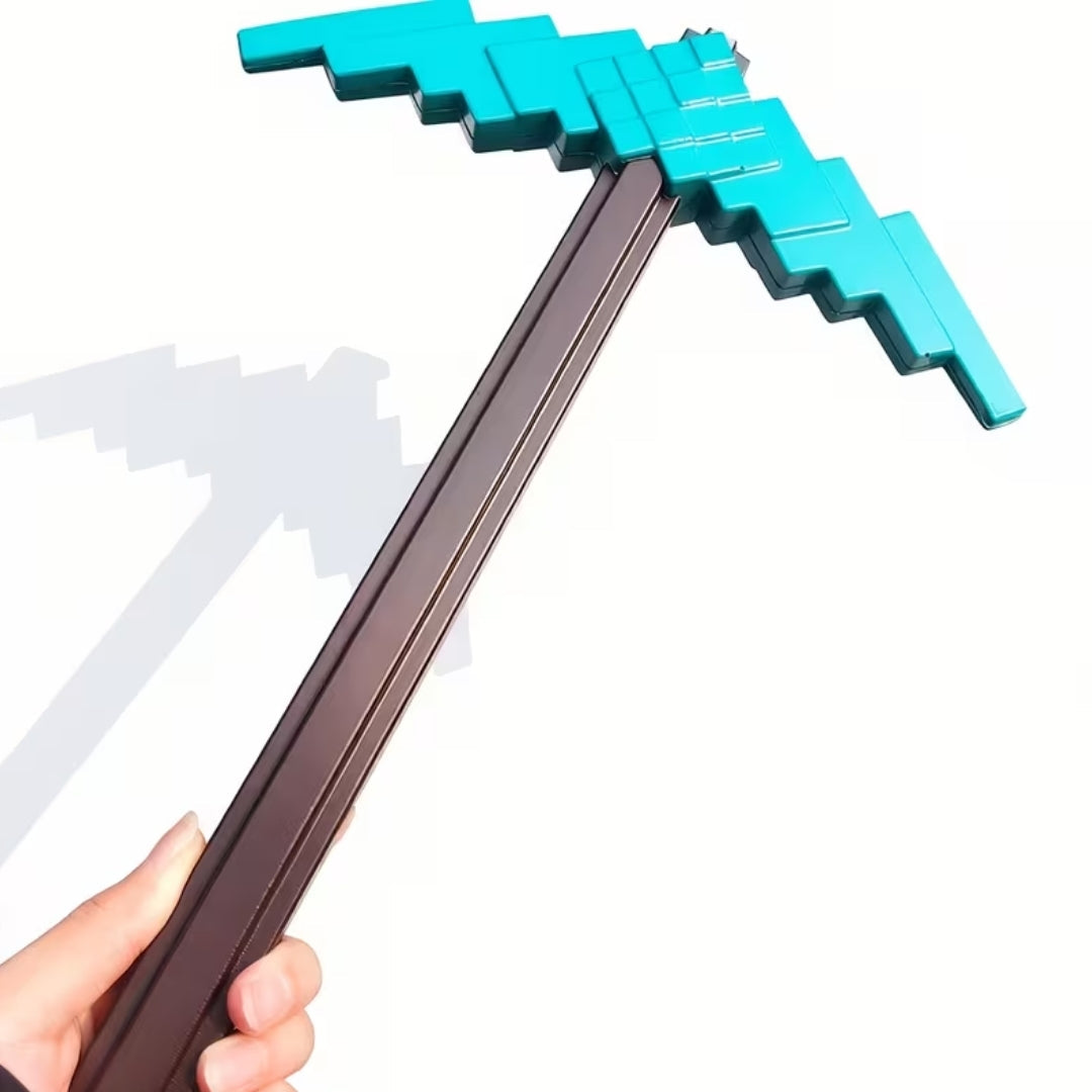 Pixelstijl Houweel Cosplay Accessoire Gaming Thema Halloween Carnaval Verkleedpartij Prop Decoratie 18+ | Sulvida