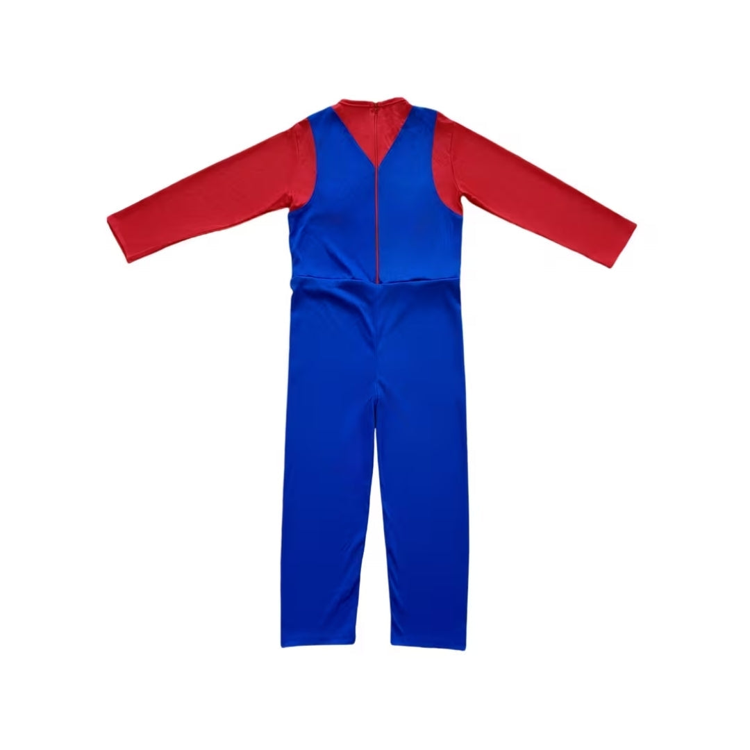 Loodgieter Verkleedkostuum Kinderen Tweedelig Set met Pet en Jumpsuit voor Carnaval Feest Halloween Cosplay | Sulvida