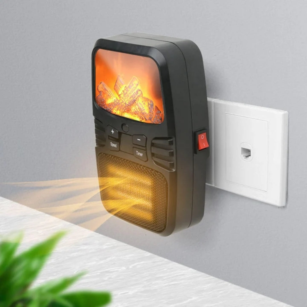 Elektrische Kamerverwarming 1000W Zwart PTC Keramisch Timer Afstandsbediening Energiezuinig voor Kantoor Woonkamer | Sulvida