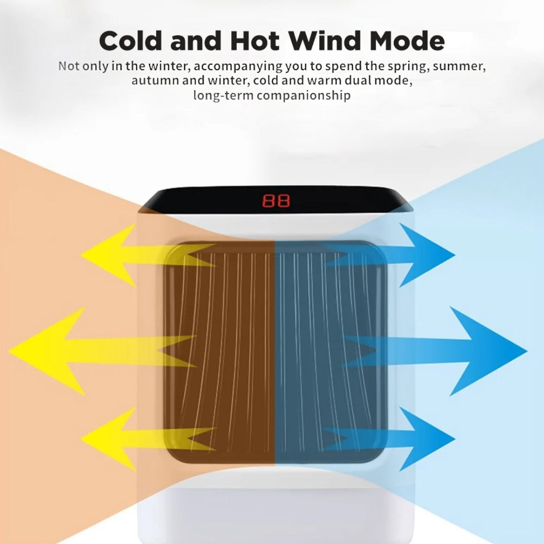 Compacte Bureauverwarming 50W Keramisch Stil Gebruik Afstandsbediening Persoonlijke Warmte Kantoor Slaapkamer | Sulvida