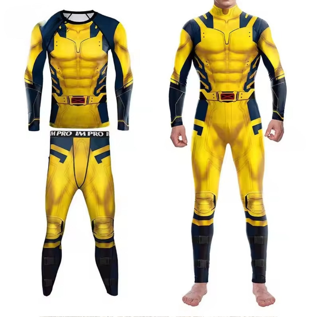 Superhelden Verkleedpak Set 4-delig Digitale Print Polyester Cosplay Themafeest Carnaval Herfstvakantie | Sulvida