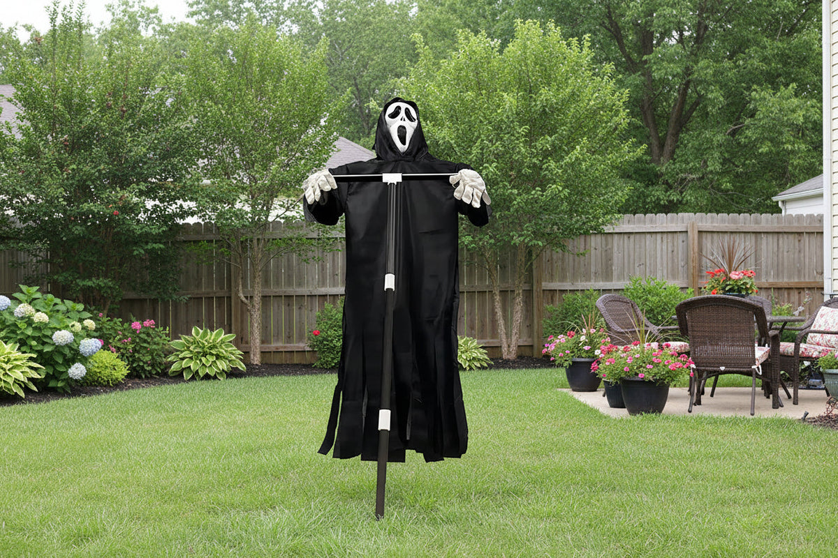 Hangend Spookfiguur Halloween Decoratie Gewaad Skelet Tuindeco Horrorpop Buiten Horror Griezel Feestdecoratie | Sulvida