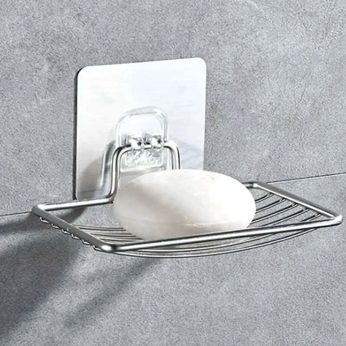 Wandzeephouder RVS met Drainage Afvoersysteem voor Droge Zeep Badkamer Opberging Doucherek Zelfklevend | Sulvida