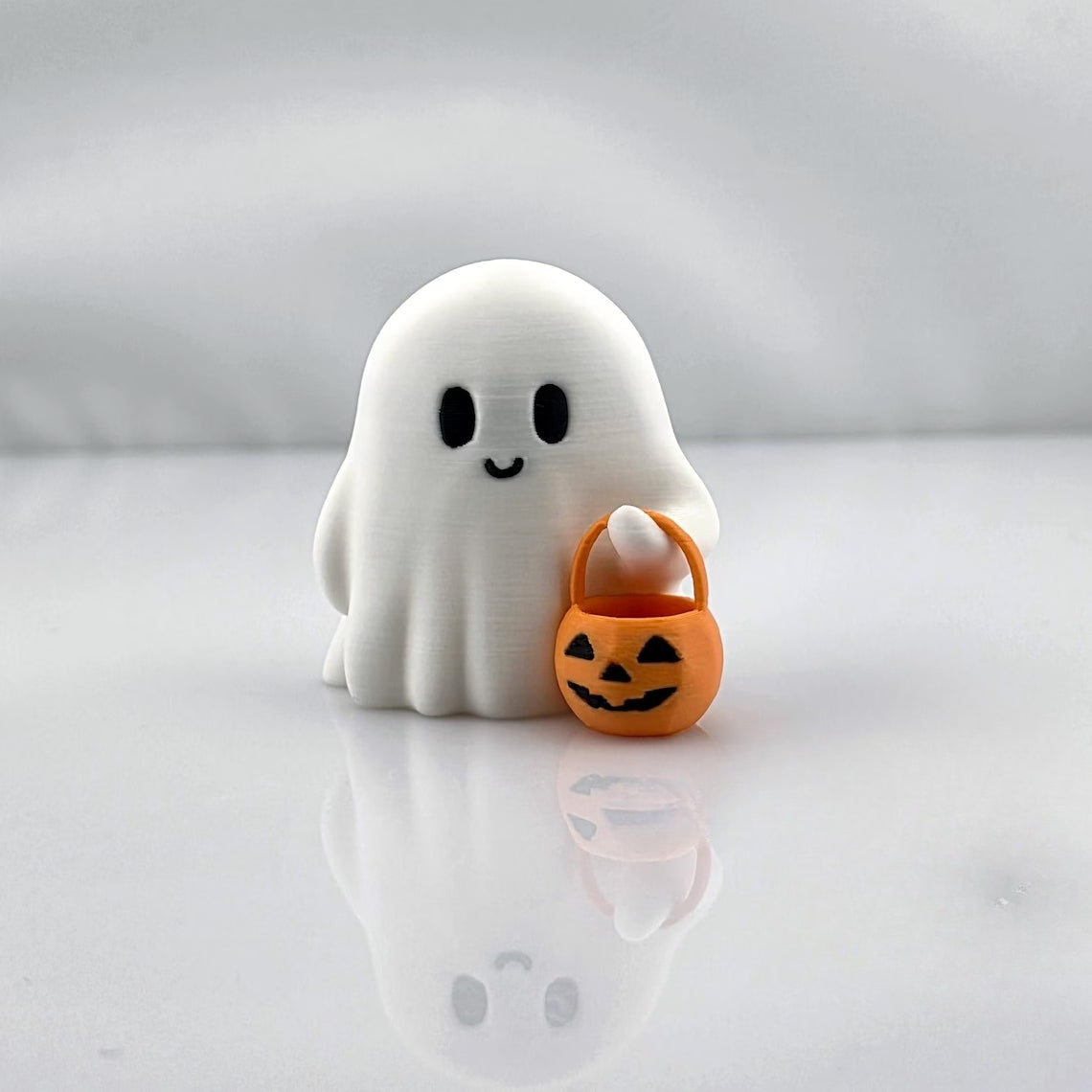 Spookjes Decoratieset Halloween - 3 Schattige Geesten met Pompoen - Herfsttafel Decoratie Herfst Sfeer | Sulvida