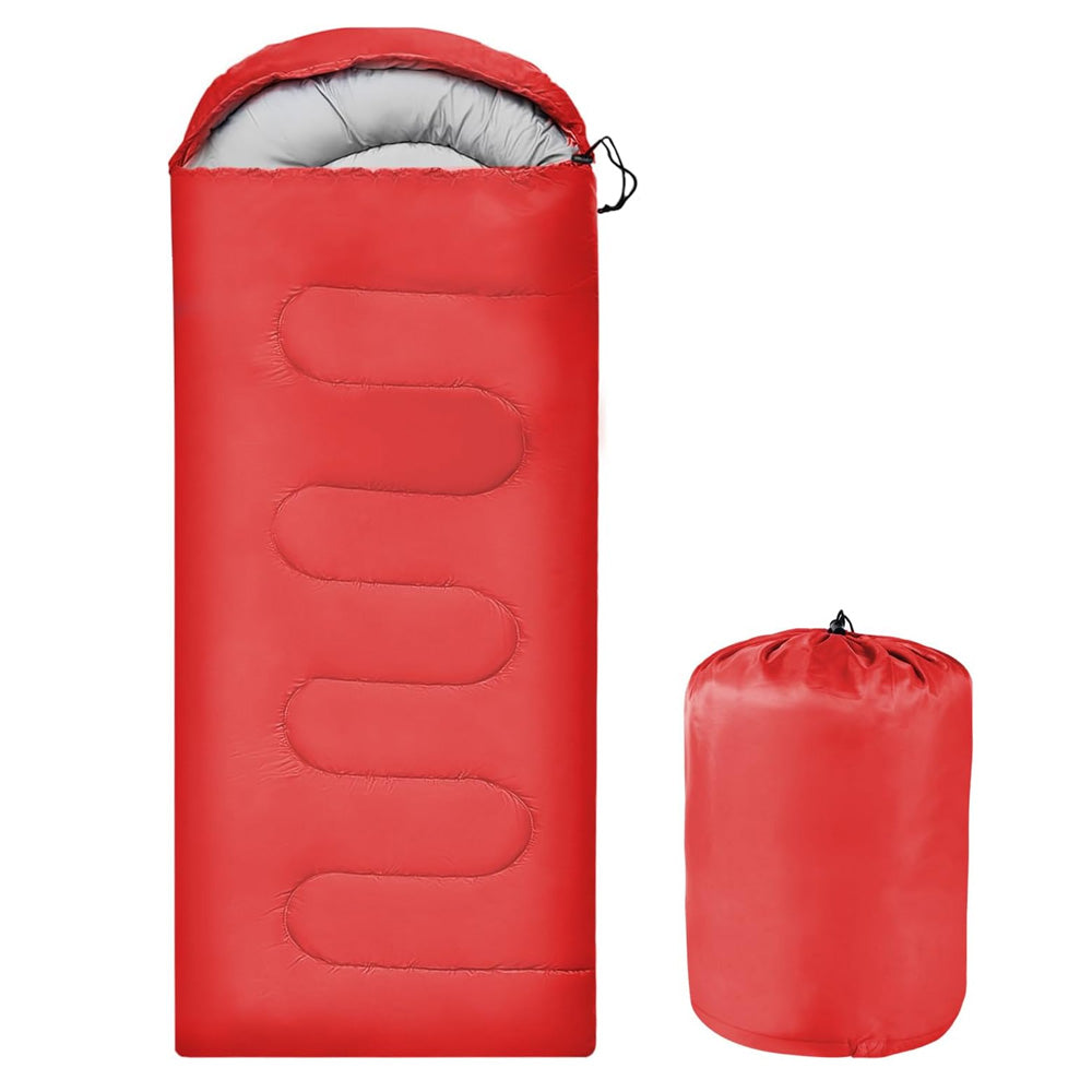 Thermische Envelopslaapzak voor Camping & Trekking tot -10°C met Zachte Voering en Compacte Draagtas | Sulvida