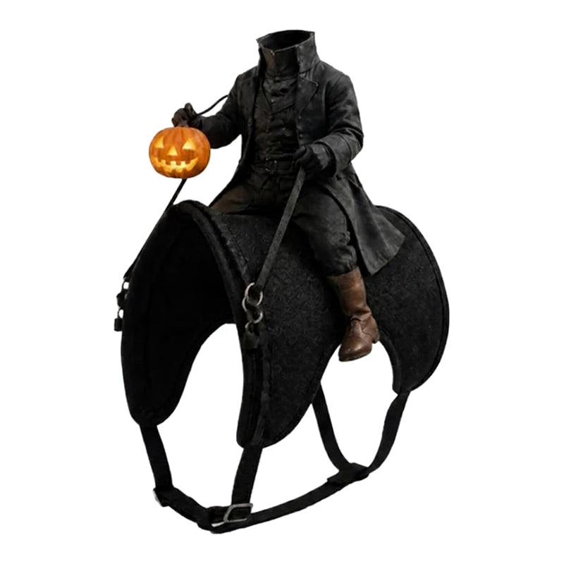 Hoofdloze Ridder Hondenpak met Pompoenlantaarn Halloween Huisdierkostuum Grappig Outfit Kat Hond Feestkleding | Sulvida