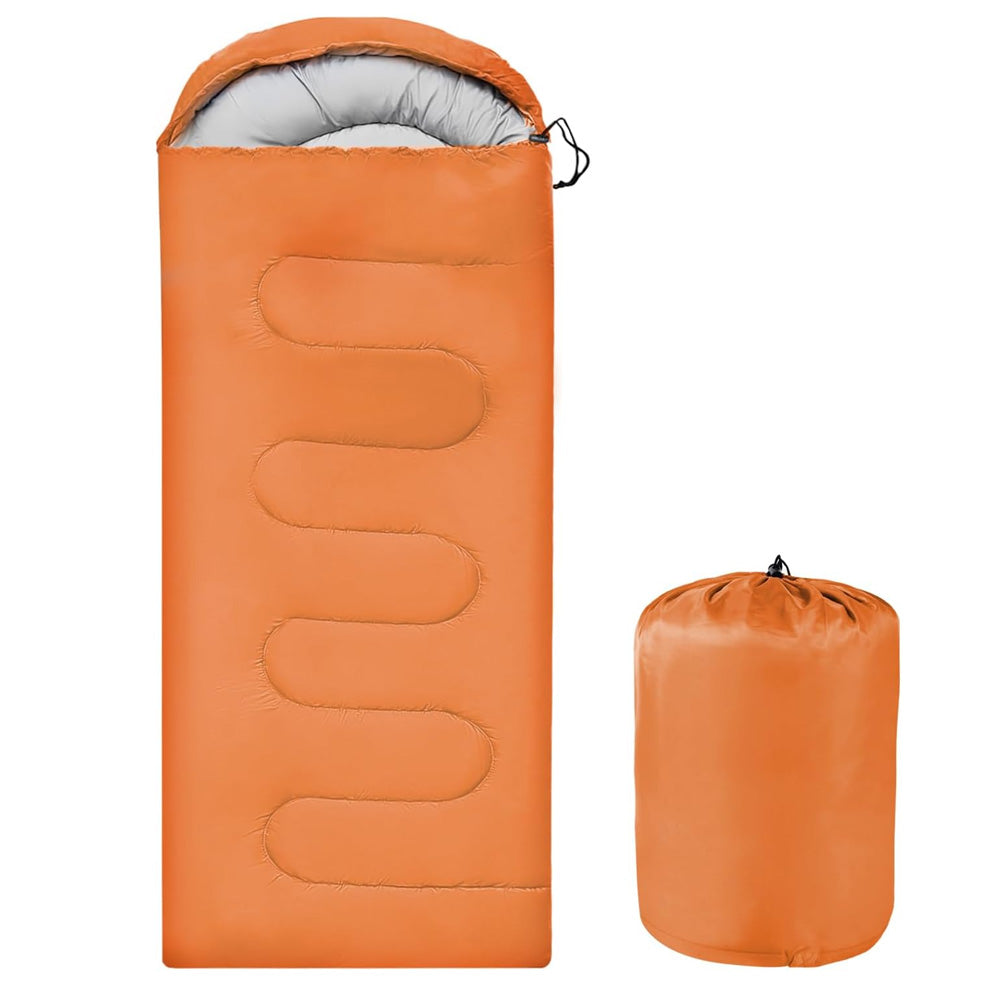 Thermische Envelopslaapzak voor Camping & Trekking tot -10°C met Zachte Voering en Compacte Draagtas | Sulvida