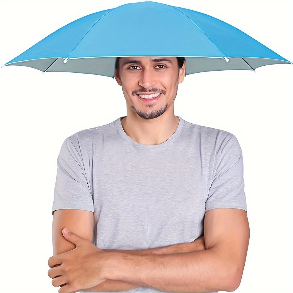 Opvouwbare Zonnehoed met Hoofdband Handen Vrij Parasol Hoofd UV Bescherming Tuin Vissen Wandelen Strand | Sulvida