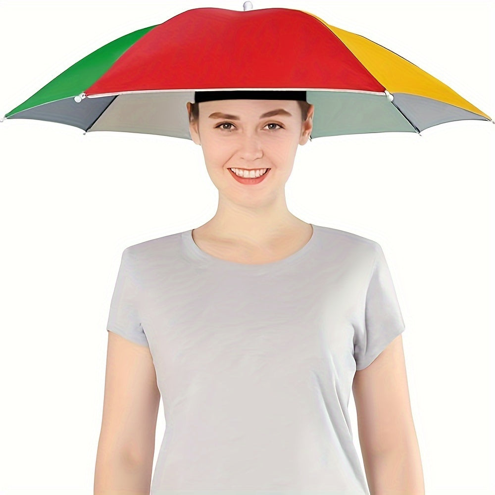 Opvouwbare Zonnehoed met Hoofdband Handen Vrij Parasol Hoofd UV Bescherming Tuin Vissen Wandelen Strand | Sulvida
