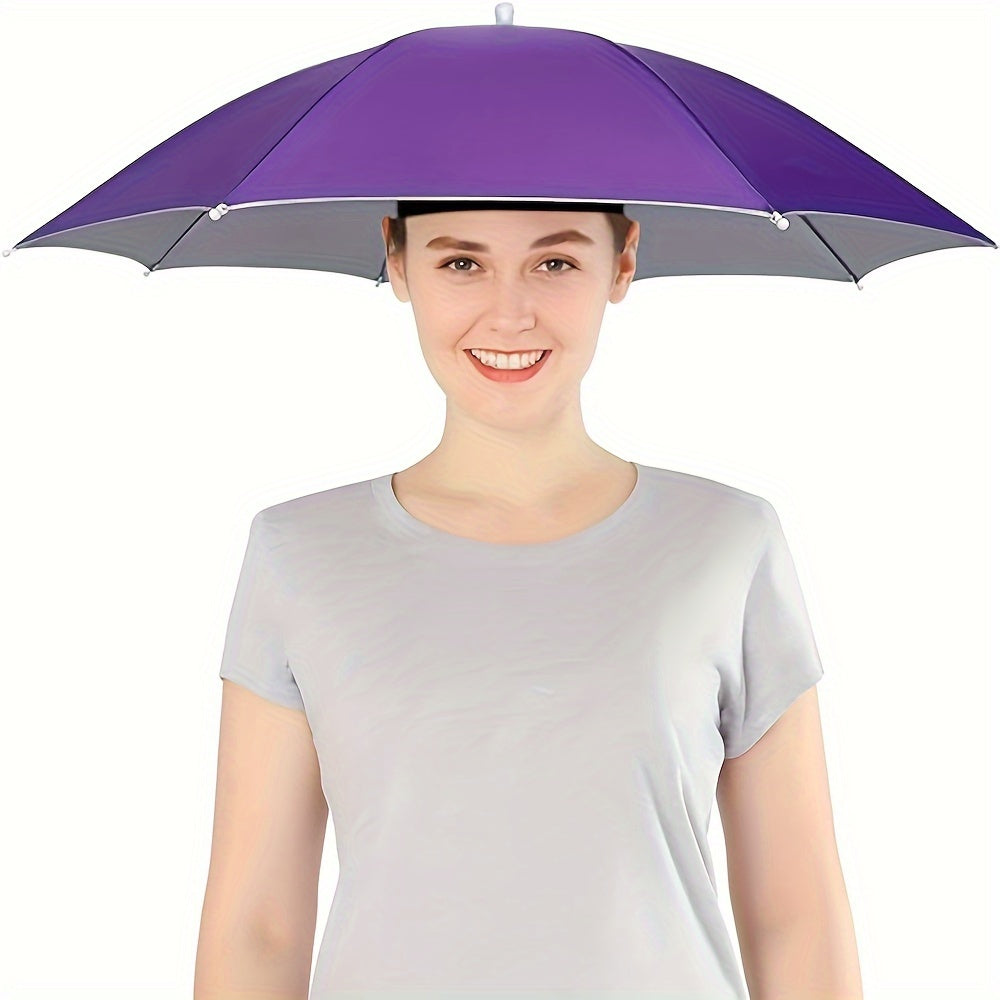 Opvouwbare Zonnehoed met Hoofdband Handen Vrij Parasol Hoofd UV Bescherming Tuin Vissen Wandelen Strand | Sulvida