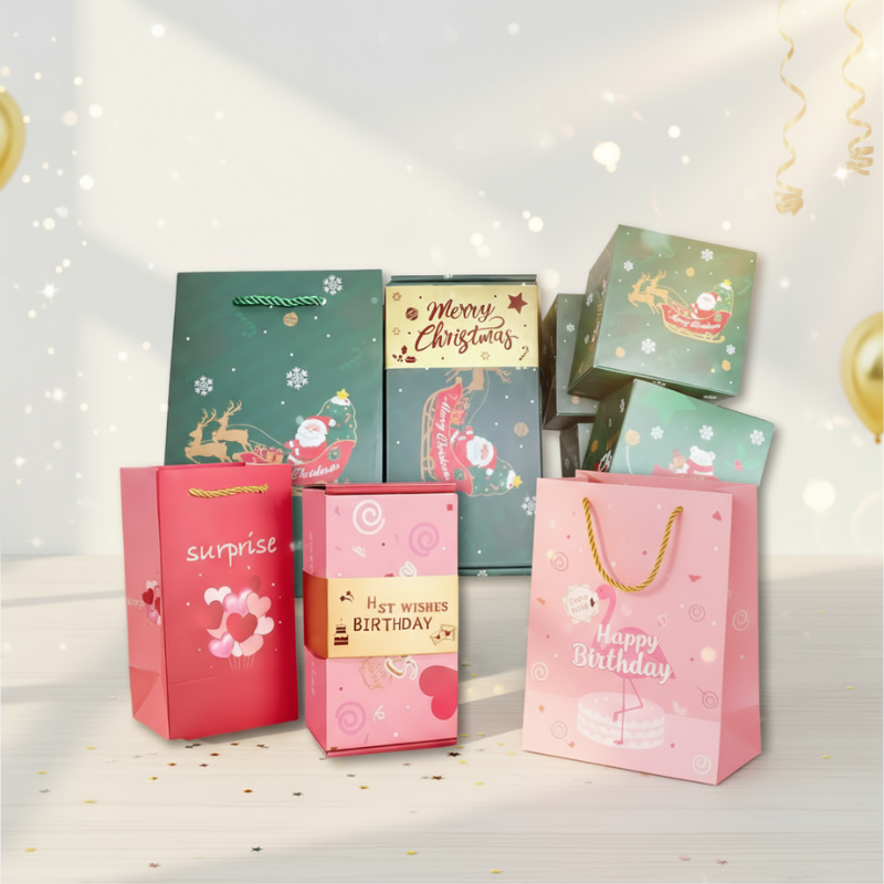 Cadeaubox met Verrassing Hartjesmotief – Luxe Geschenkdoos voor Speciale Momenten en Persoonlijke Boodschappen | Sulvida