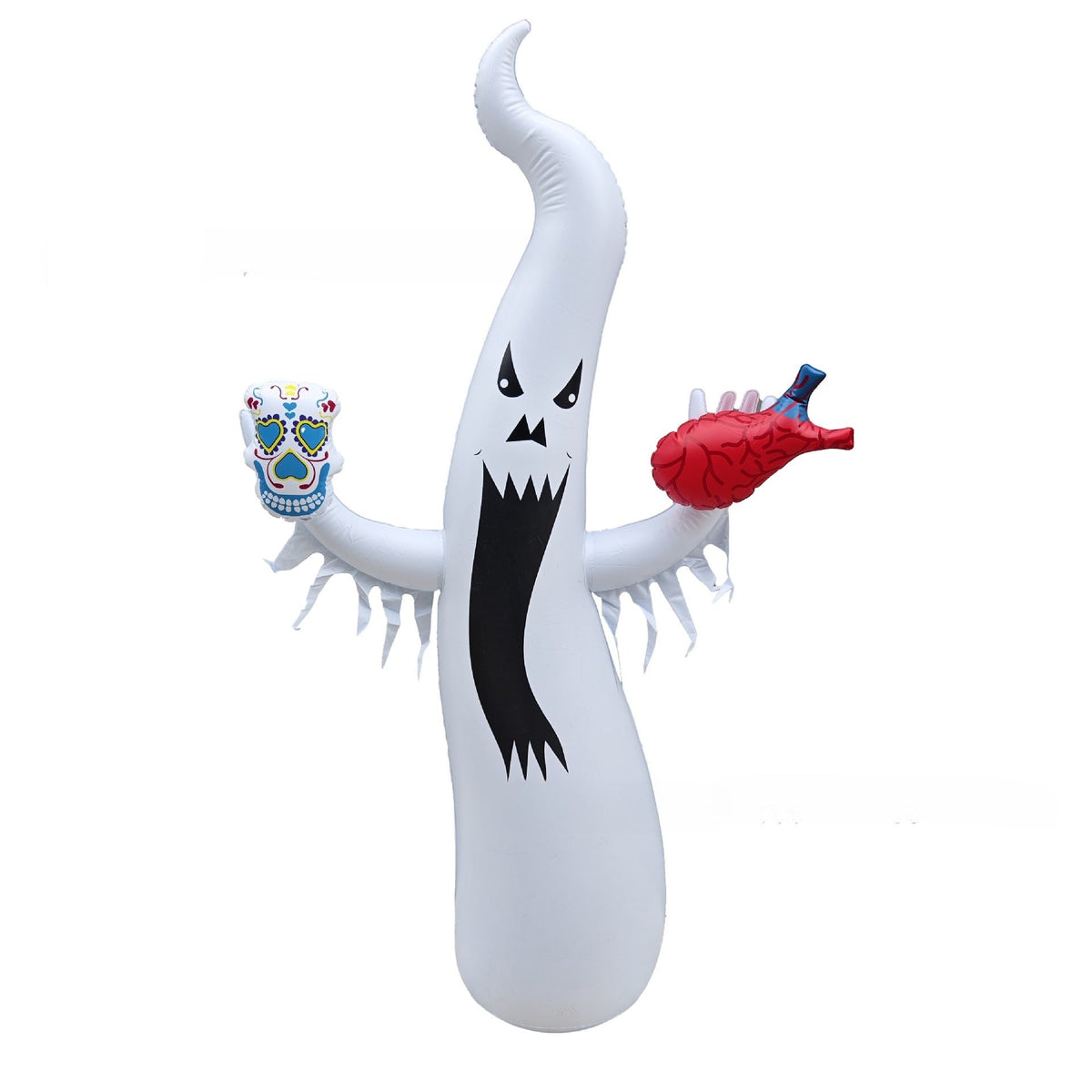 Opblaasbare Spookfiguur met LED Verlichting en Afstandsbediening voor Halloween Tuin en Buiten Decoratie | Sulvida