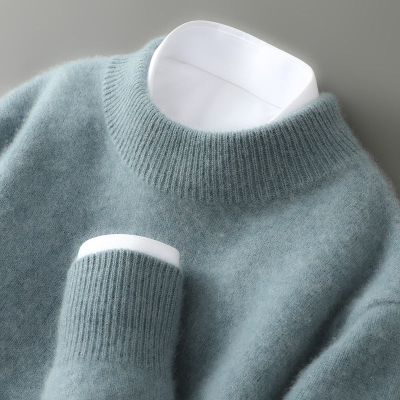 Kasjmieren Trui met Staande Kraag – Zachte Luxe Gebreide Pullover voor Herfst Winter Warm Elegant Tijdloos | Sulvida