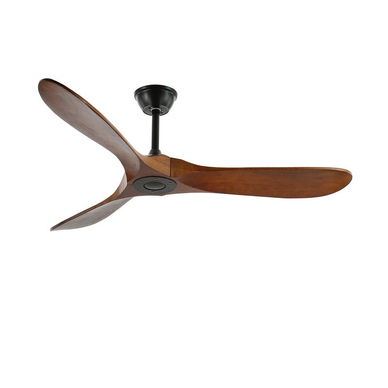 Plafondventilator Met Houten Bladen Afstandsbediening 6 Snelheden 106cm 132cm Diameter Verstelbaar Plafond | Sulvida