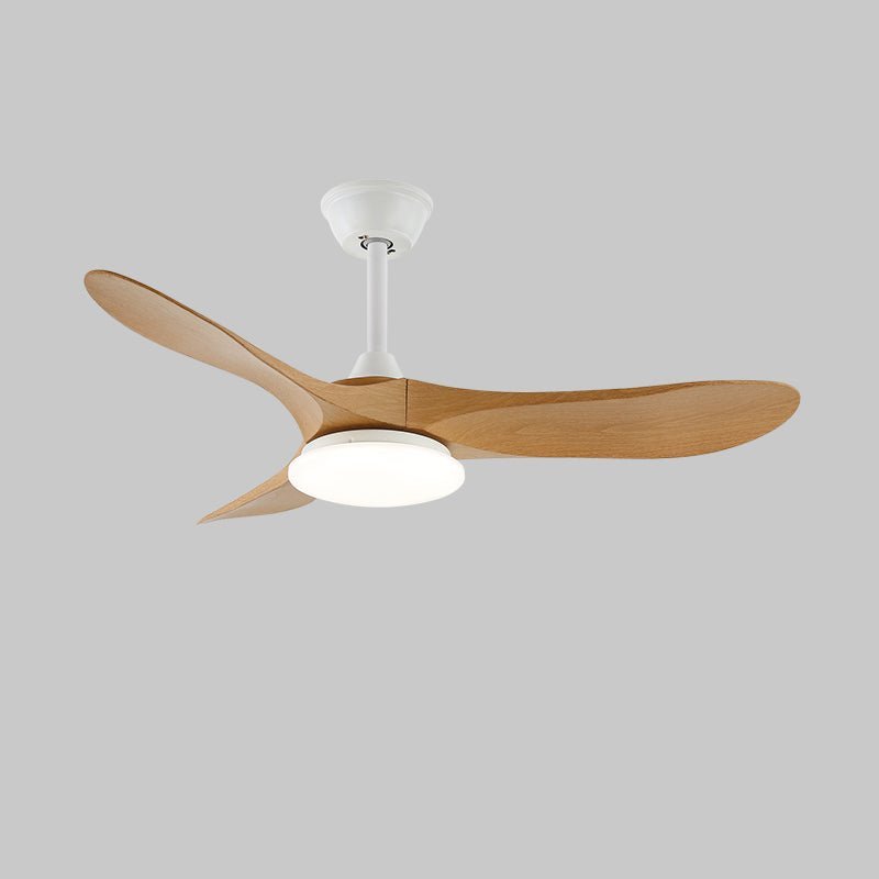 Plafondventilator met Verlichting Houten Bladen 106-132cm Afstandsbediening 6 Snelheden Stil Energiezuinig | Sulvida