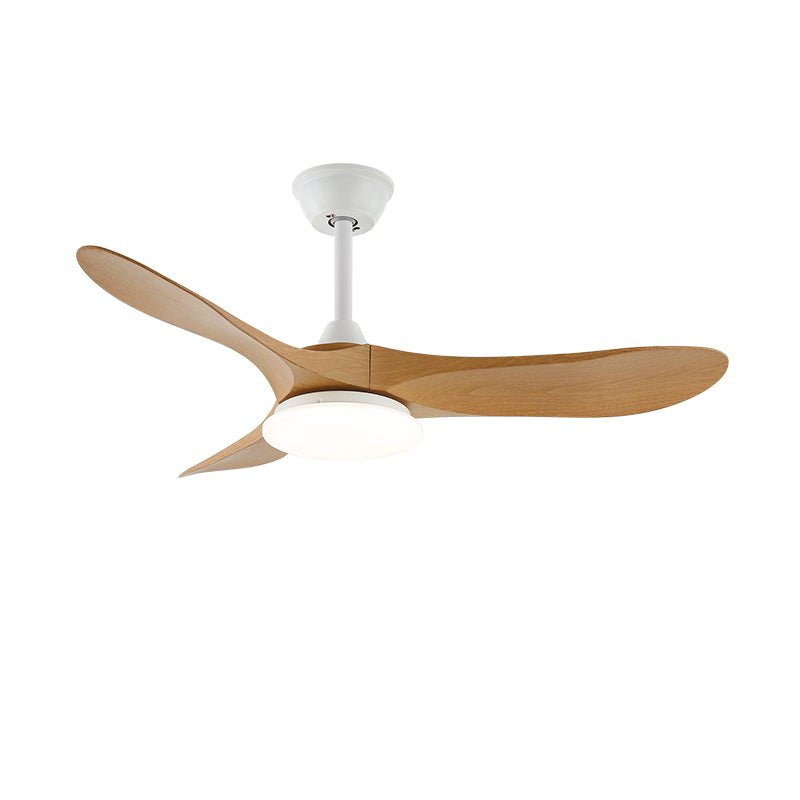 Plafondventilator met Verlichting Houten Bladen 106-132cm Afstandsbediening 6 Snelheden Stil Energiezuinig | Sulvida
