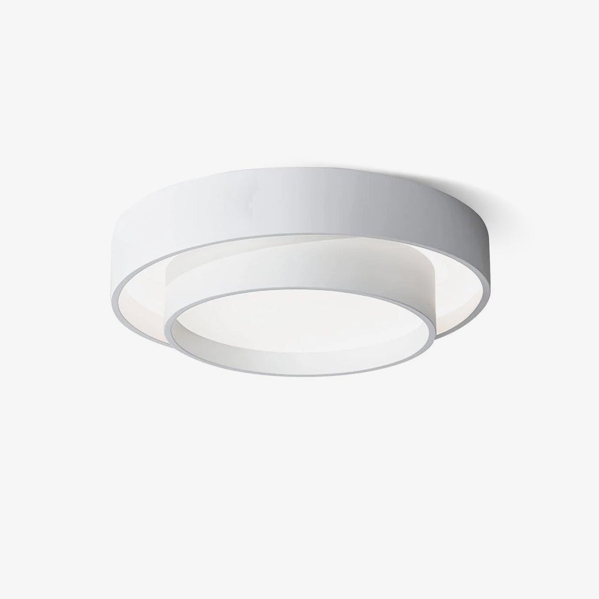 Plafondlamp Dubbele Ring Cilindervorm Modern Dimbaar met Afstandsbediening Strak Design Woonkamer Slaapkamer | Sulvida