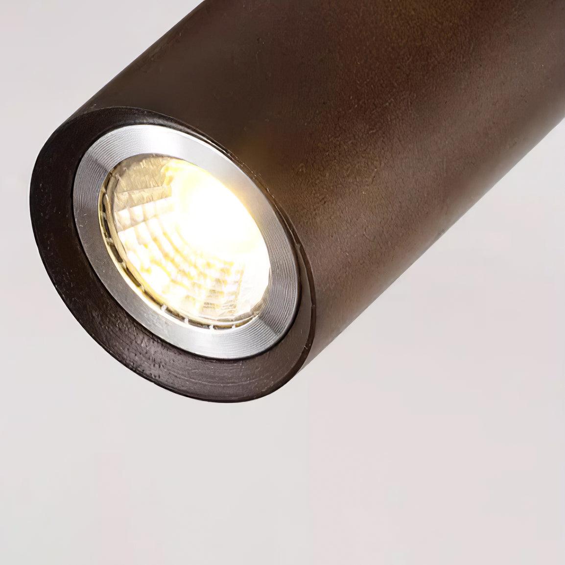 Plafondspot Hout Verstelbaar 2-5 Spots Warm Licht Spotbalk Modern Interieur Rail Directe Verlichting | Sulvida