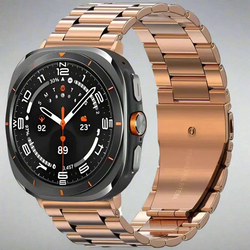 Bracelet à maillons en acier inoxydable pour Galaxy Watch Ultra 47mm, bracelet en métal pour montre connectée compatible avec Watch Ultra 2 | Sulvida