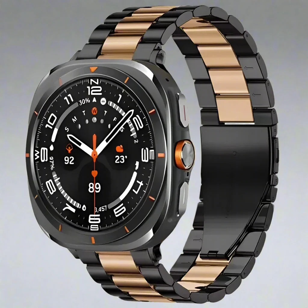 Bracelet à maillons en acier inoxydable pour Galaxy Watch Ultra 47mm, bracelet en métal pour montre connectée compatible avec Watch Ultra 2 | Sulvida